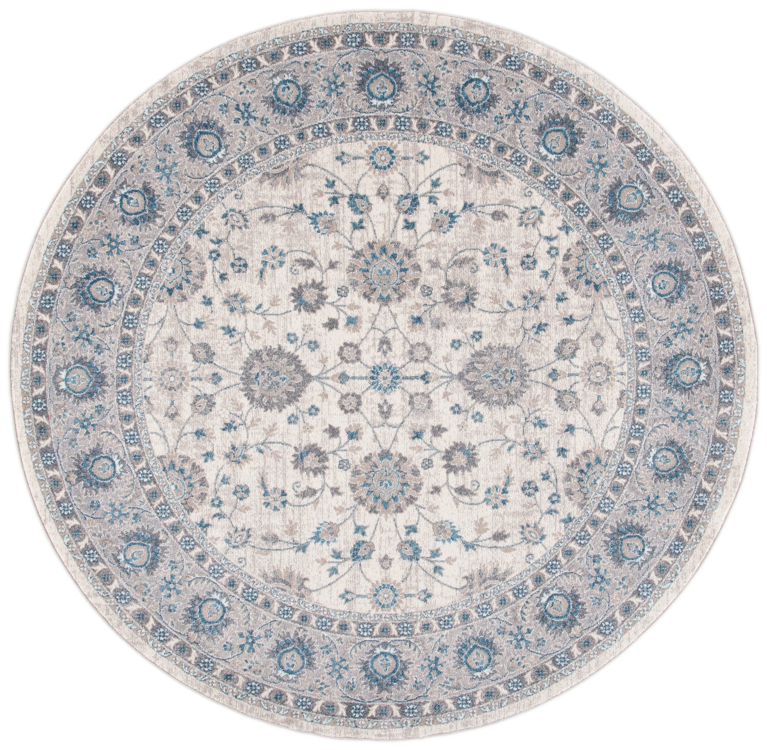 Safavieh Sofia Sof330C Ivory/Blue Rugs.