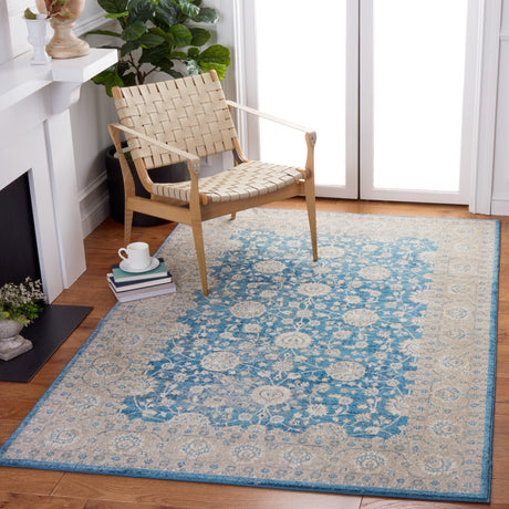 Safavieh Sofia Sof330M Blue/Beige Rugs.