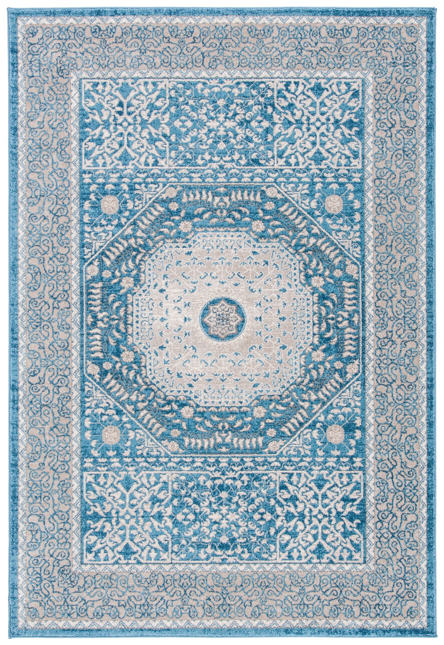 Safavieh Sofia Sof365M Blue/Beige Rugs.