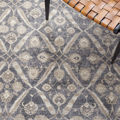 Safavieh Sofia Sof378F Dark Grey/Beige Rugs.