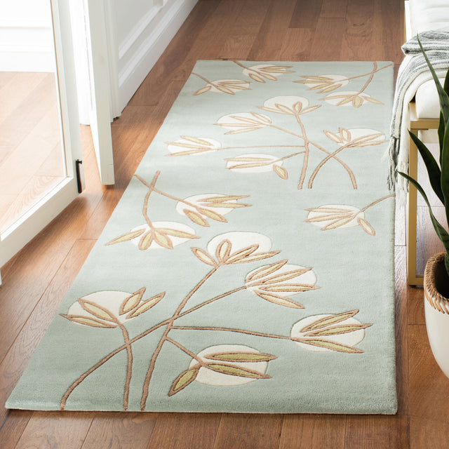 Safavieh Soho soh328a Light Blue / Green Rugs.