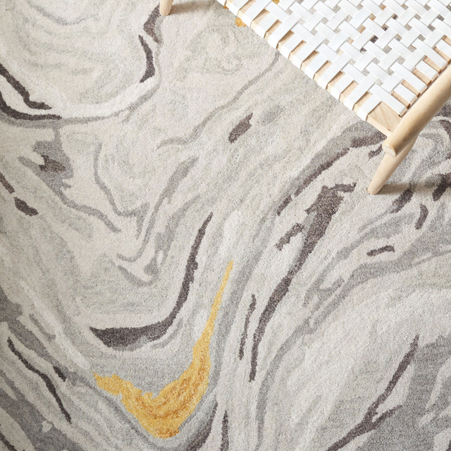 Safavieh Soho Soh675F Grey/Gold Rug.