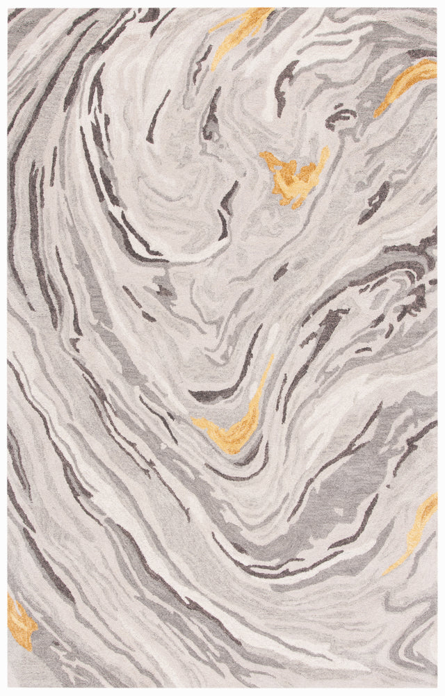 Safavieh Soho Soh675F Grey/Gold Rug.