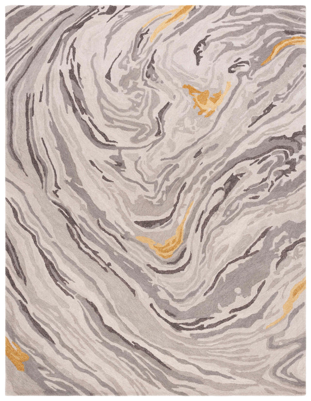 Safavieh Soho Soh675F Grey/Gold Rug.