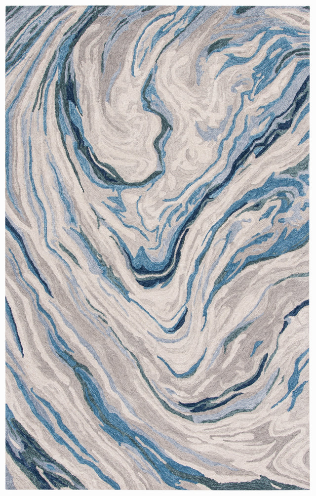 Safavieh Soho Soh675M Blue/Beige Rug.