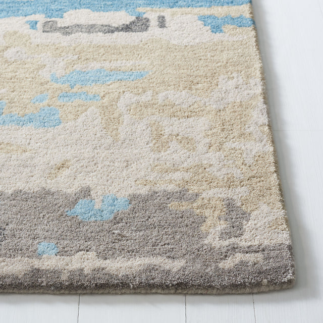 Safavieh Soho Soh677B Beige/Blue Rug.