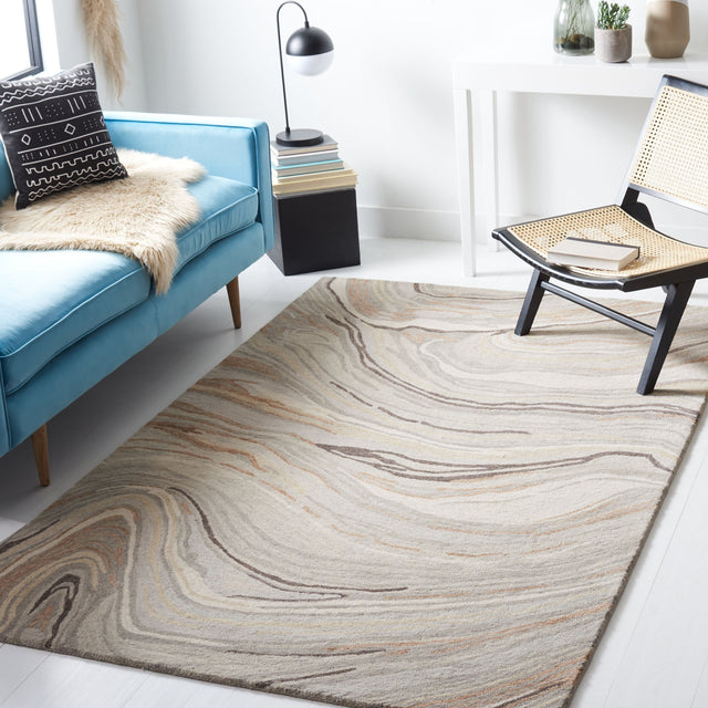 Safavieh Soho Soh678B Beige/Grey Rug.