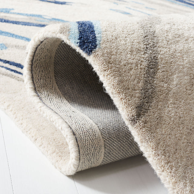 Safavieh Soho Soh679F Grey/Blue Rug.