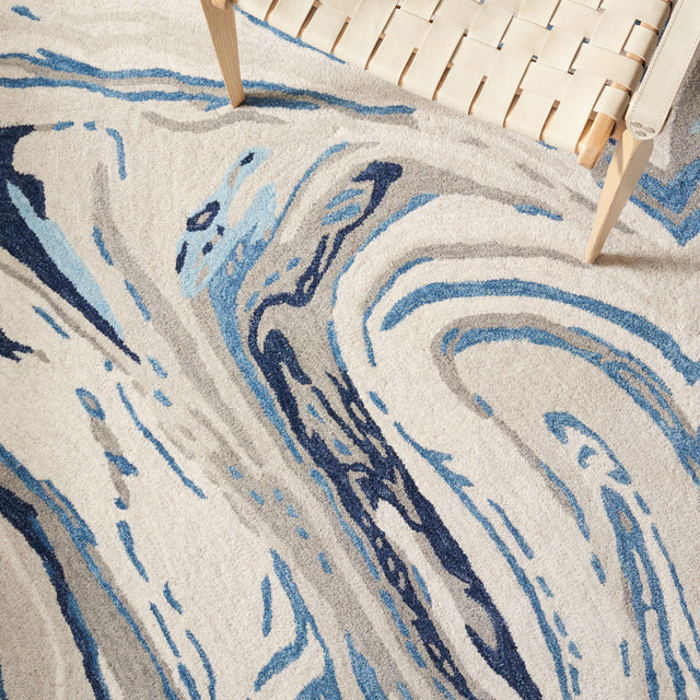 Safavieh Soho Soh679F Grey/Blue Rug.