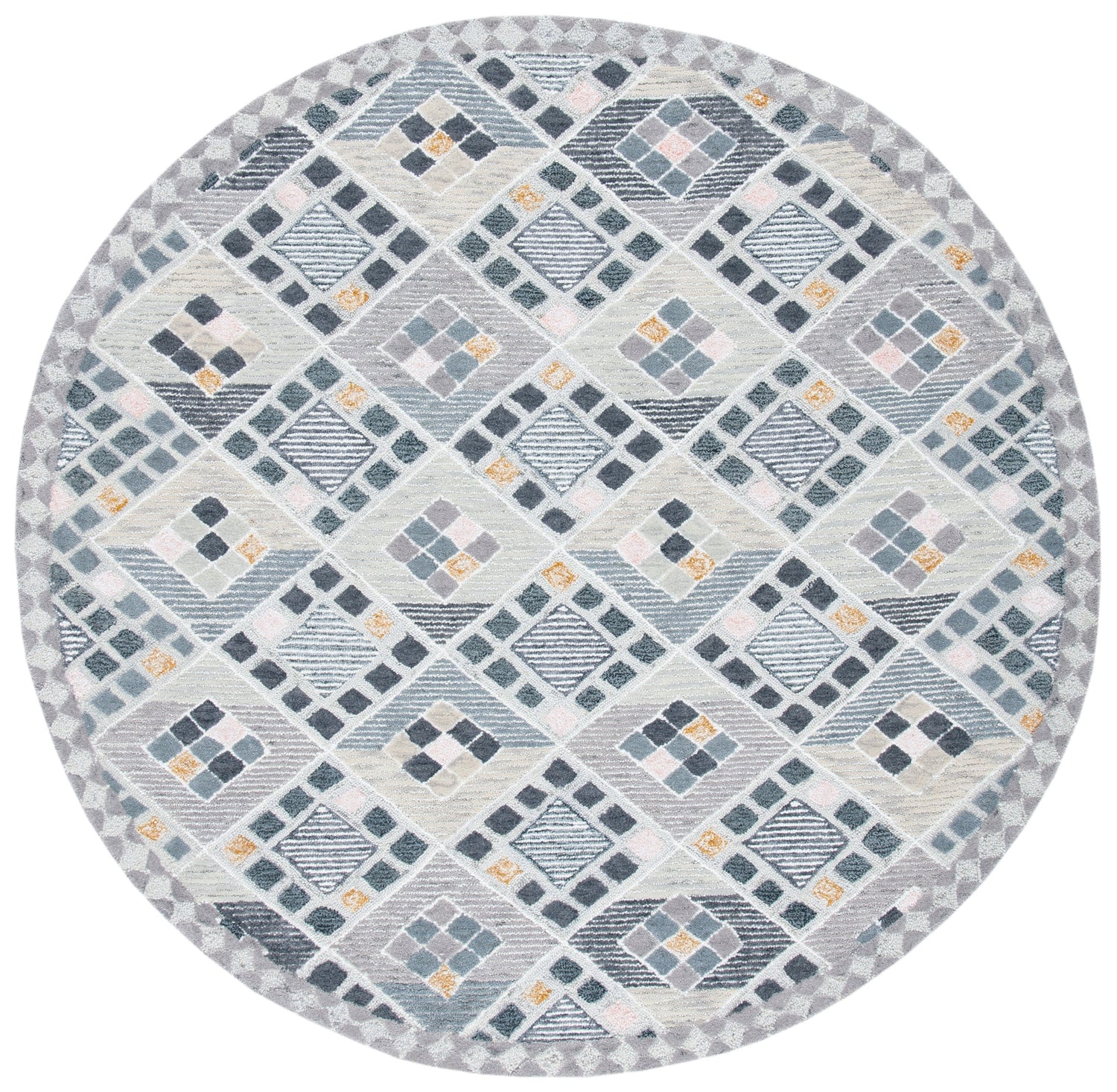 Safavieh Soho Soh876F Grey/Gold Rugs.