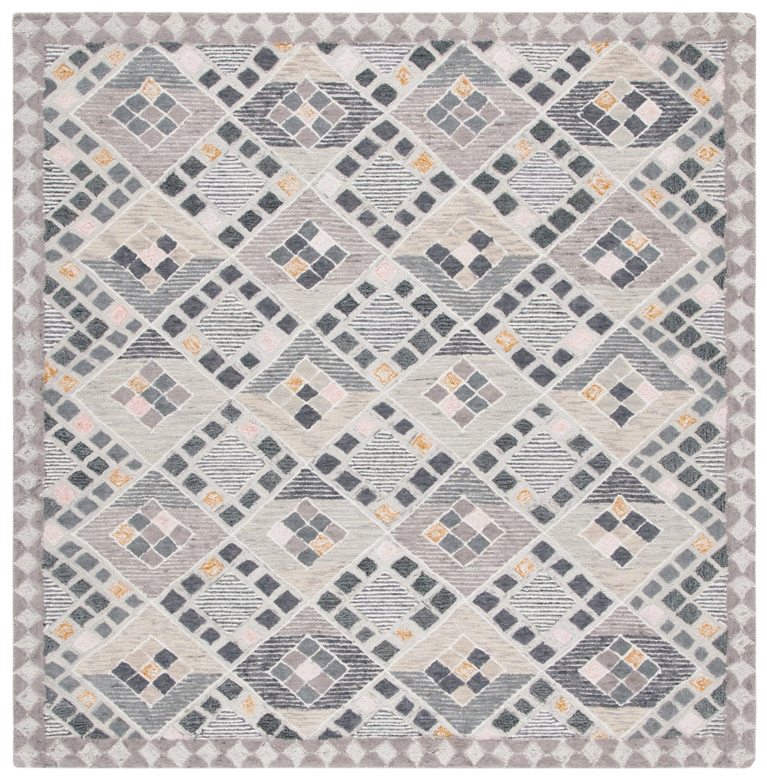 Safavieh Soho Soh876F Grey/Gold Rugs.