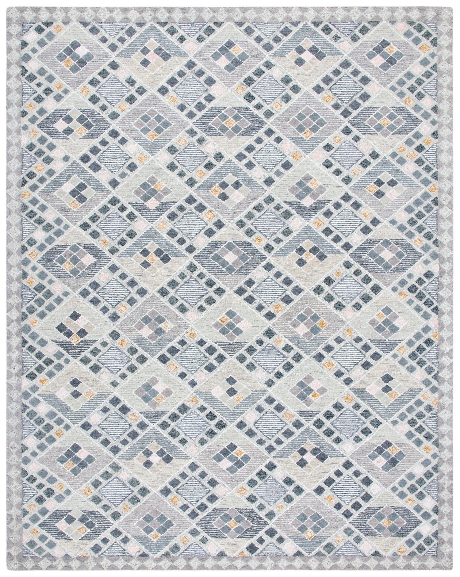 Safavieh Soho Soh876F Grey/Gold Rugs.