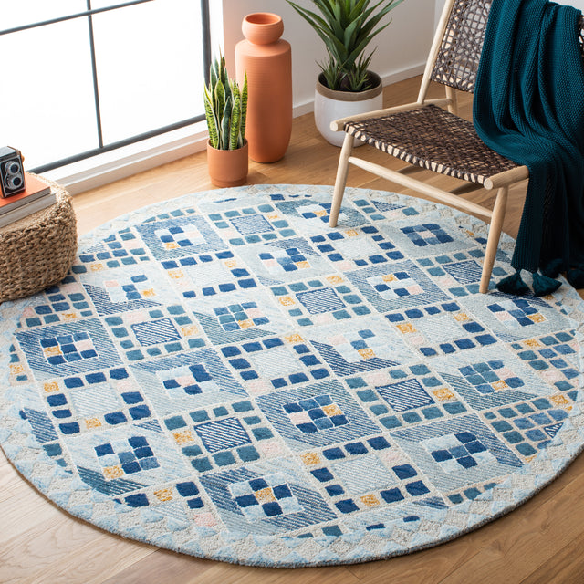Safavieh Soho Soh876N Navy/Blue Rugs.
