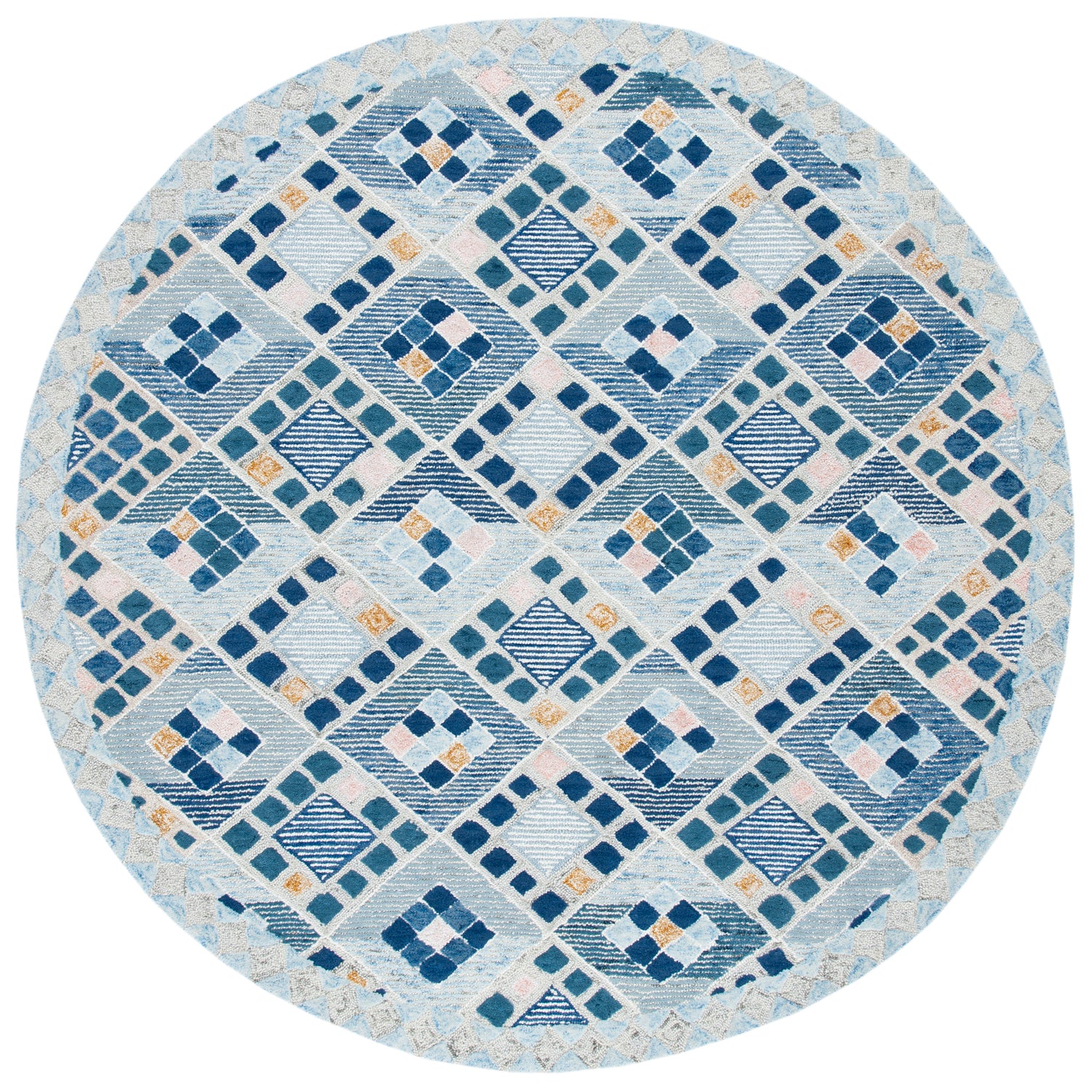 Safavieh Soho Soh876N Navy/Blue Rugs.