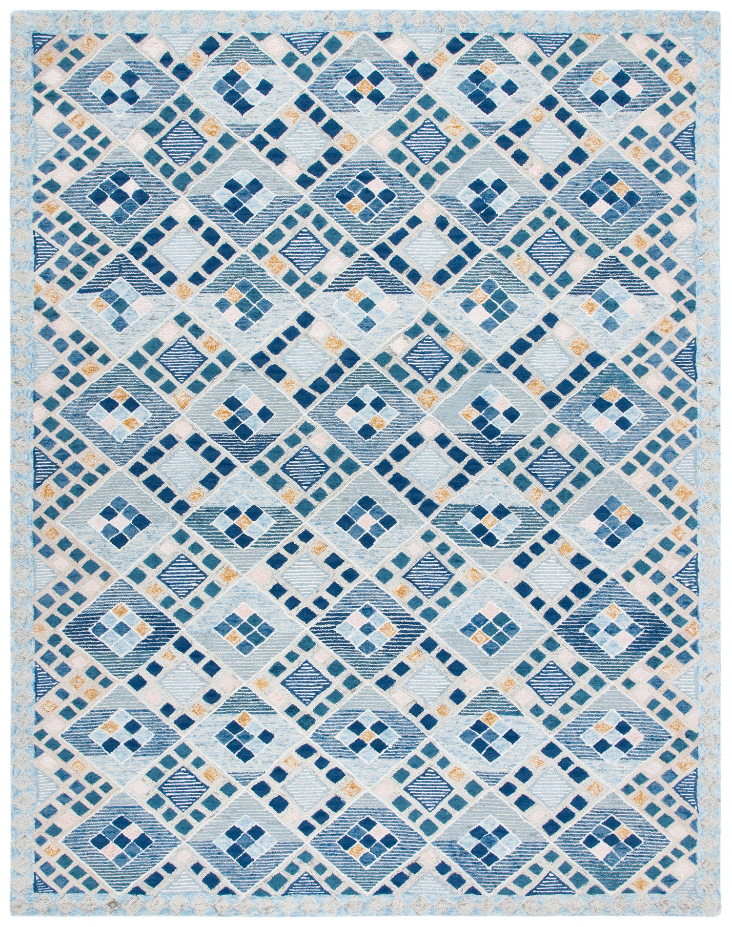 Safavieh Soho Soh876N Navy/Blue Rugs.