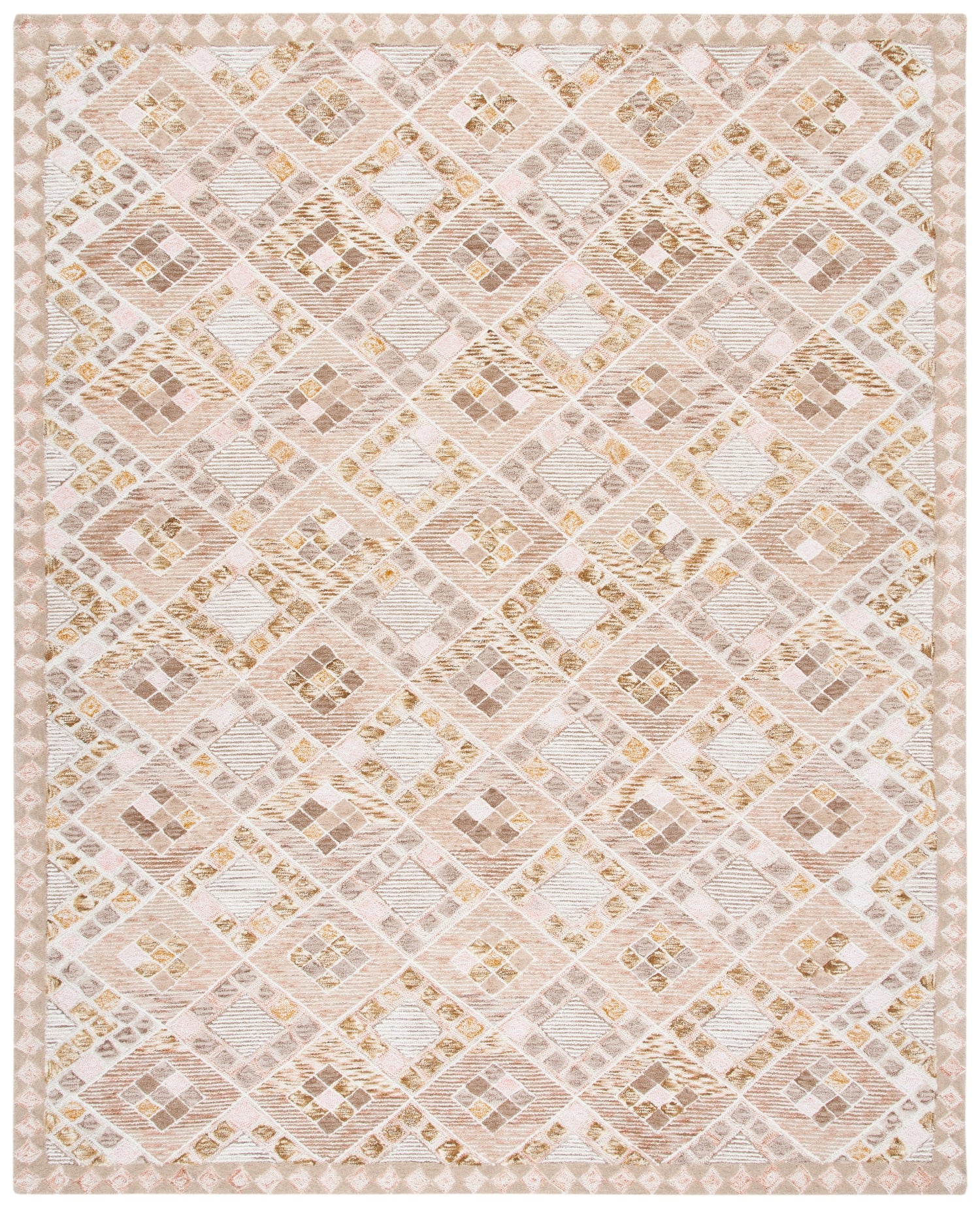 Safavieh Soho Soh876U Pink/Taupe Rugs.