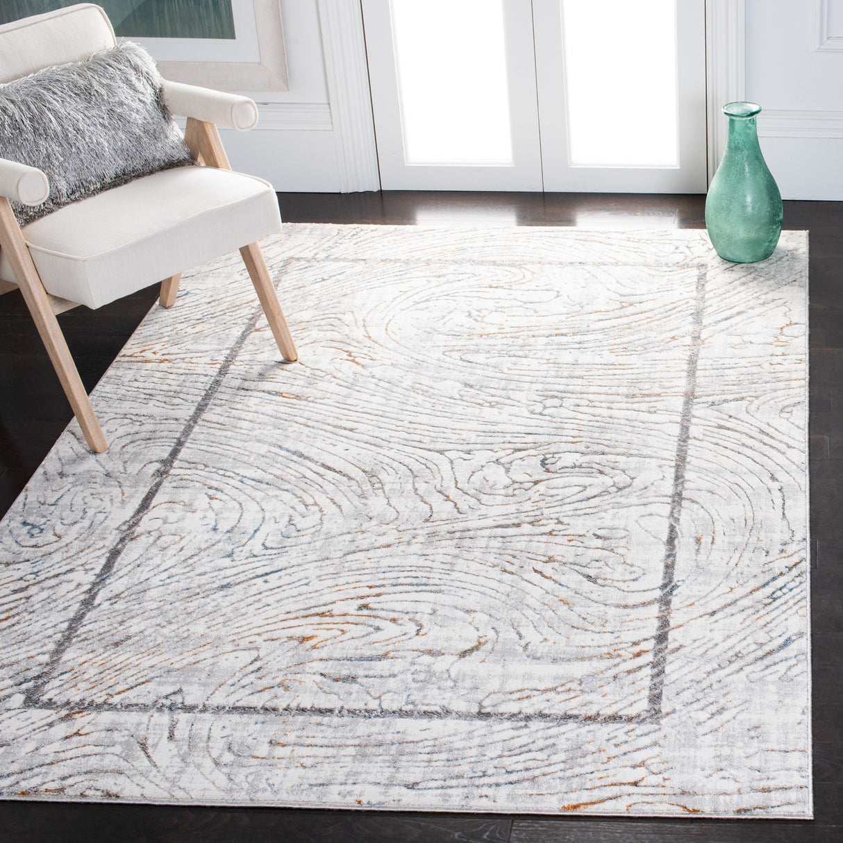 Safavieh Sonoma Son355A Ivory/Grey Rugs.
