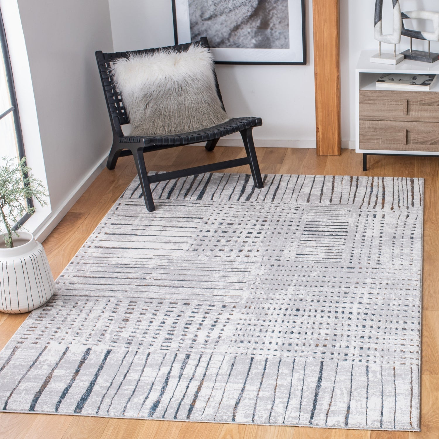 Safavieh Sonoma Son393F Grey/Ivory Rugs.