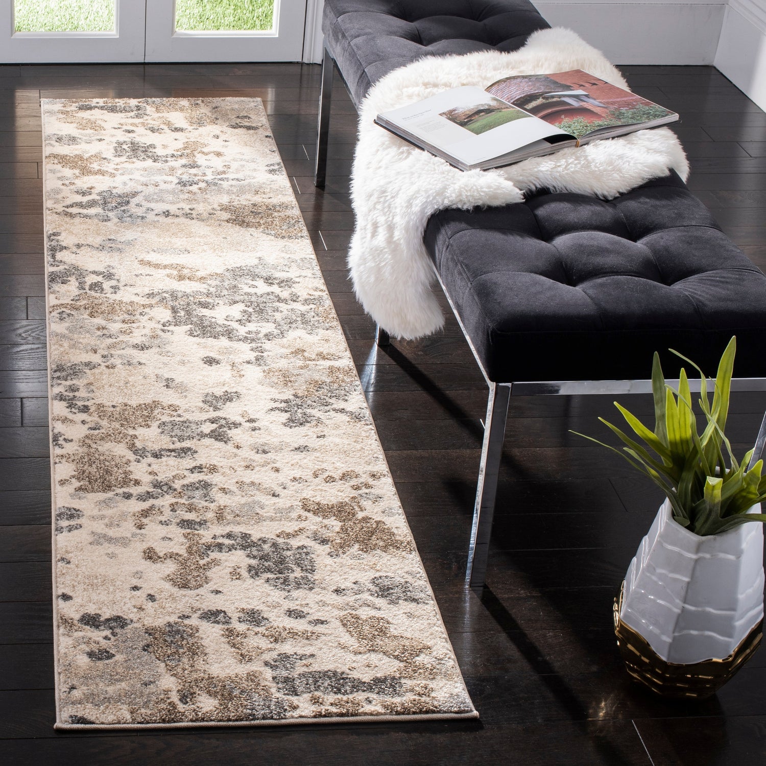 Safavieh Spirit Spr123A Taupe/Ivory Rug.