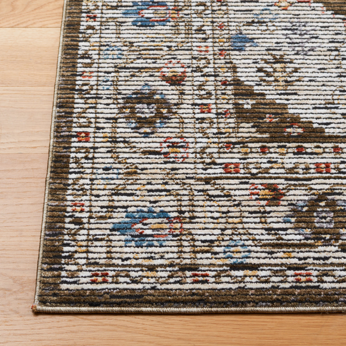 Safavieh Sierra Sra402A Ivory/Olive Green Rug.