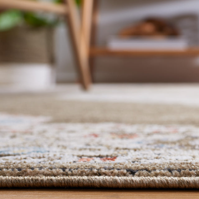 Safavieh Sierra Sra402A Ivory/Olive Green Rug.