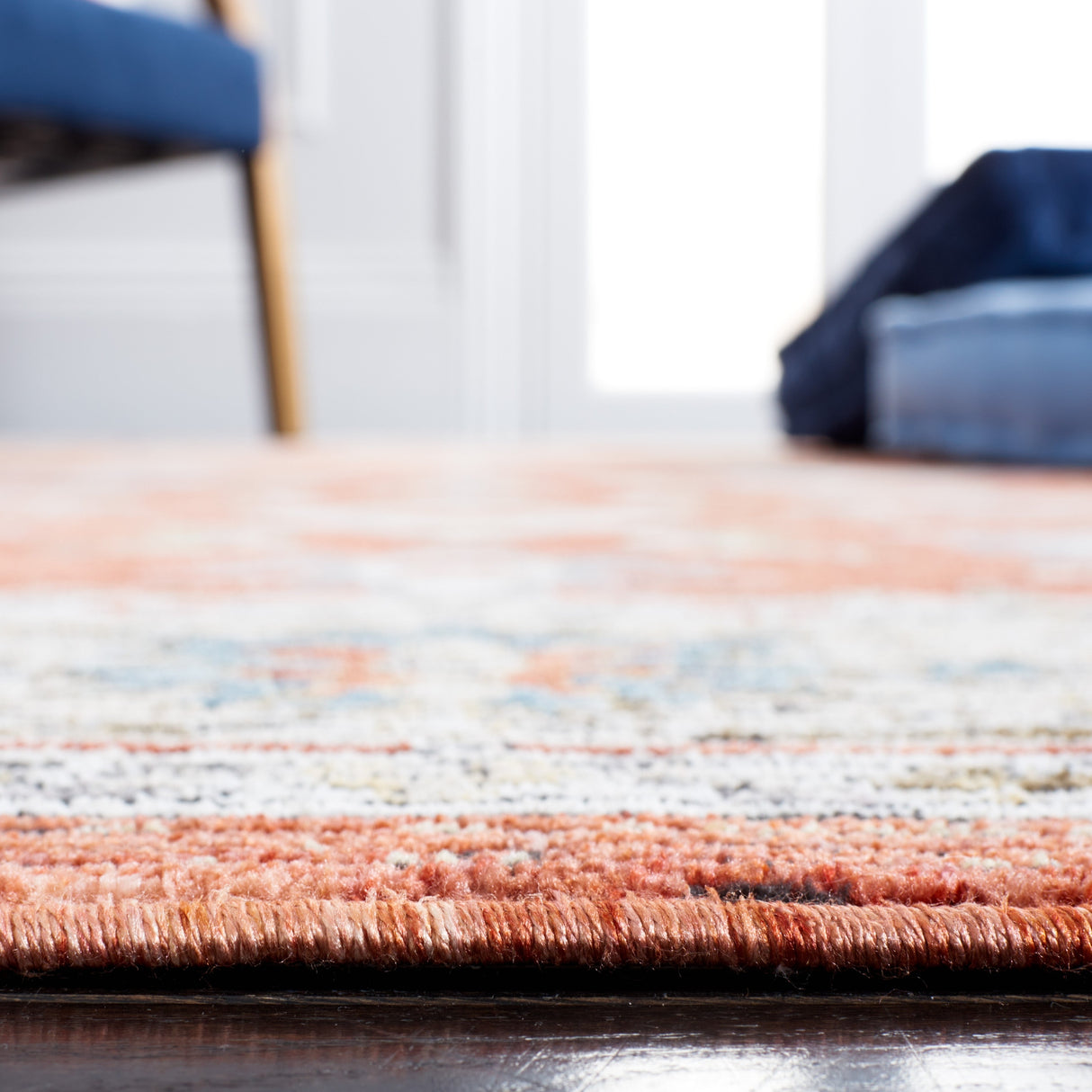 Safavieh Sierra Sra404A Ivory/Rust Rug.