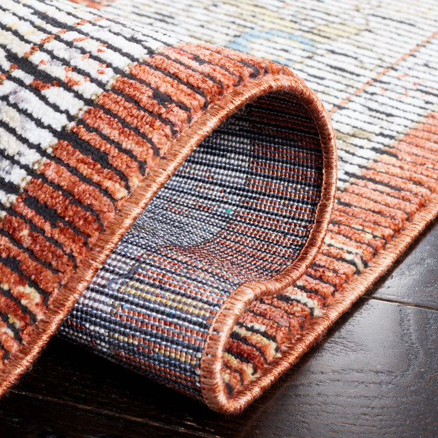 Safavieh Sierra Sra404A Ivory/Rust Rug.