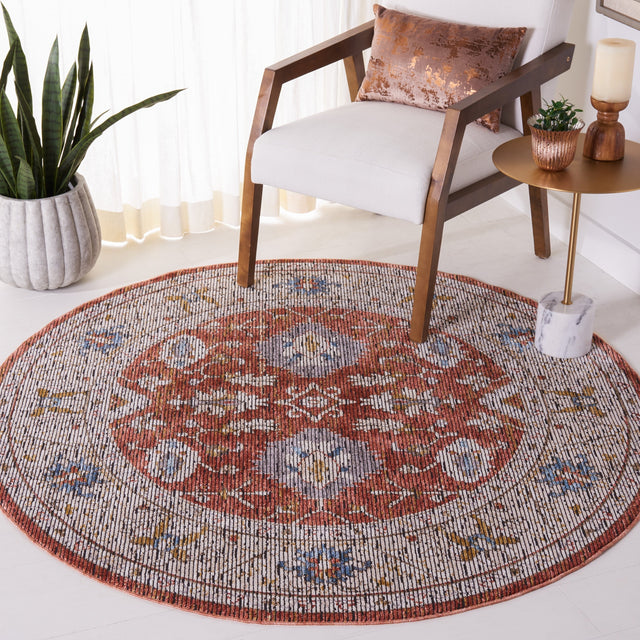 Safavieh Sierra Sra404A Ivory/Rust Rug.