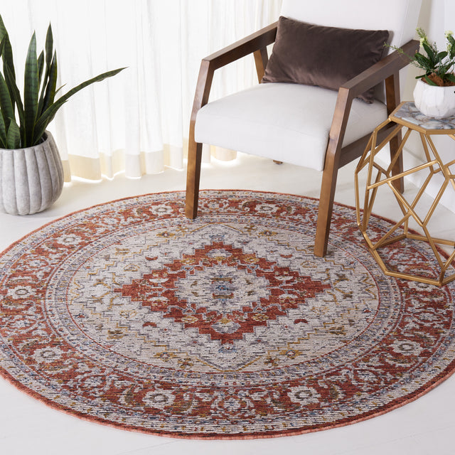 Safavieh Sierra Sra410A Ivory/Rust Rug.