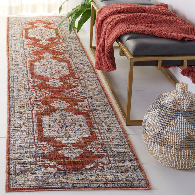 Safavieh Sierra Sra412A Ivory/Rust Rug.