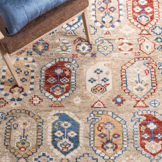 Safavieh Samarkand Srk103B Beige/Red Rugs.