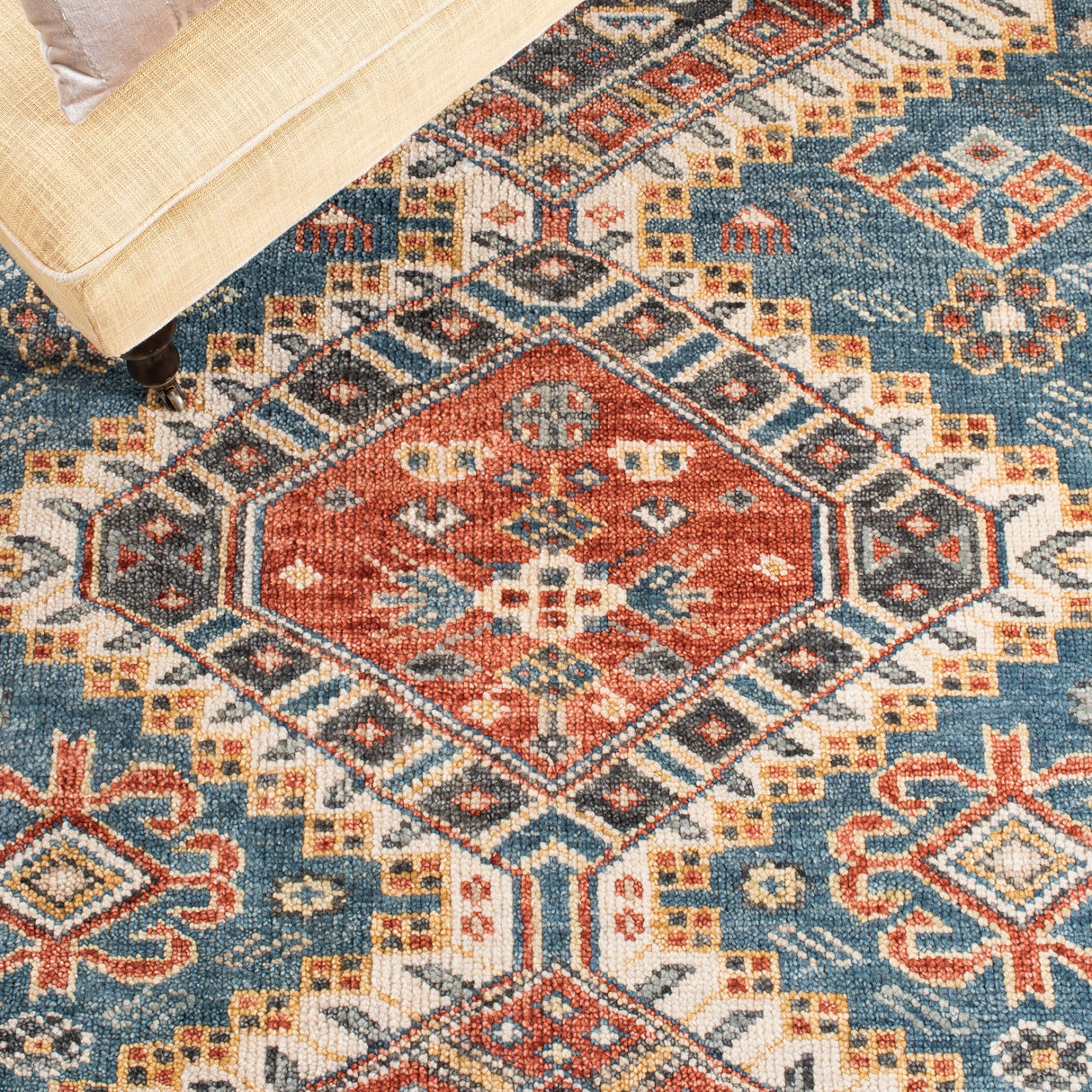 Safavieh Samarkand Srk118M Blue/Red Rugs.