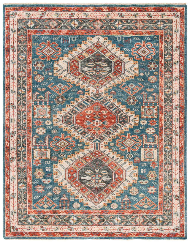Safavieh Samarkand Srk118M Blue/Red Rugs.