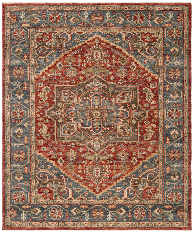 Safavieh Samarkand Srk121Q Red/Blue Rug.