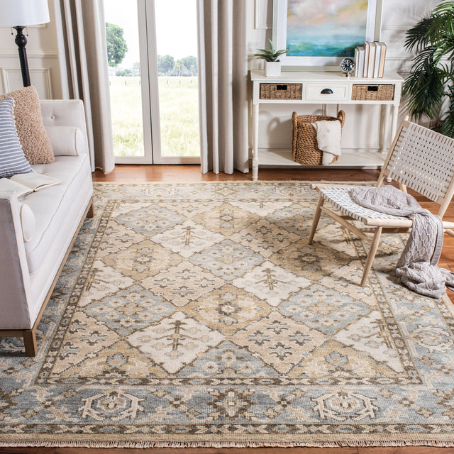 Safavieh Samarkand Srk154B Beige/Light Blue Rugs.