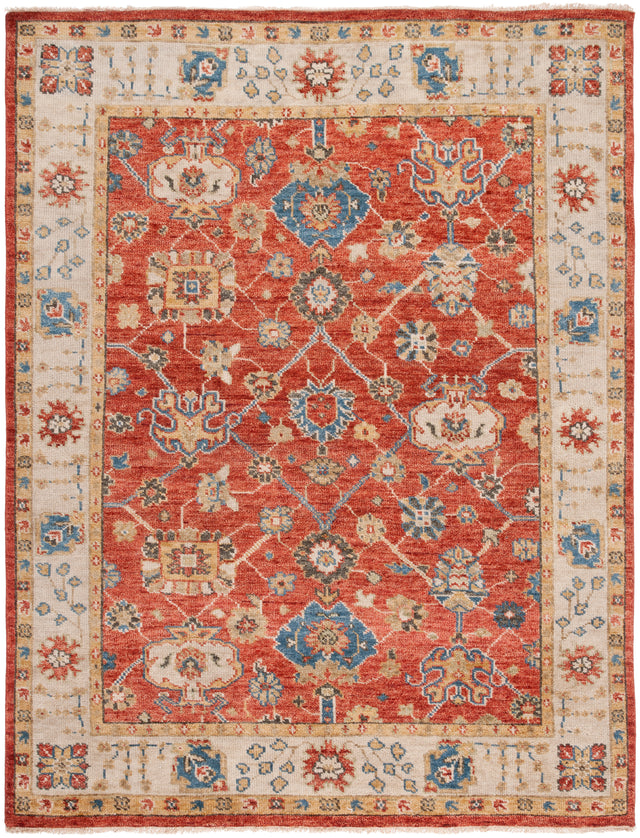 Safavieh Samarkand Srk170B Beige/Rust Rug.