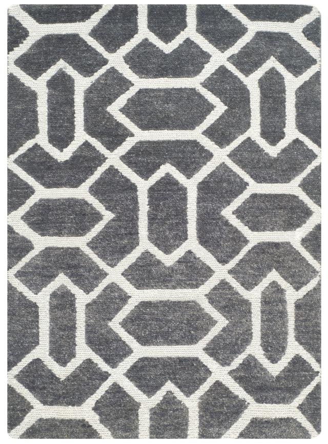Safavieh Santa Fe Stf531B Charcoal/Silver Rugs.