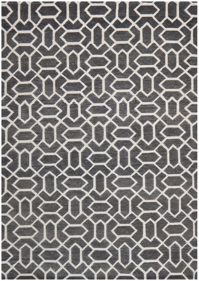 Safavieh Santa Fe Stf531B Charcoal/Silver Rugs.