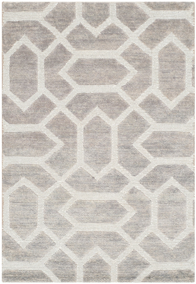 Safavieh Santa Fe Stf531C Dark Grey/Silver Rugs.