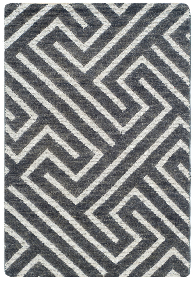Safavieh Santa Fe Stf535B Charcoal/Silver Rugs.