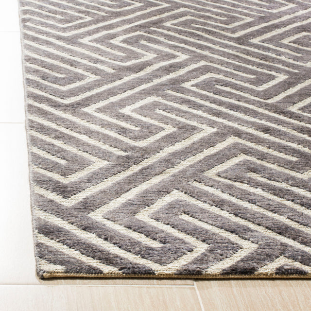 Safavieh Santa Fe Stf535B Charcoal/Silver Rugs.