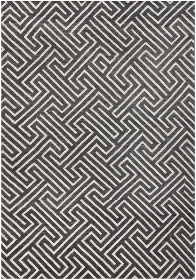 Safavieh Santa Fe Stf535B Charcoal/Silver Rugs.