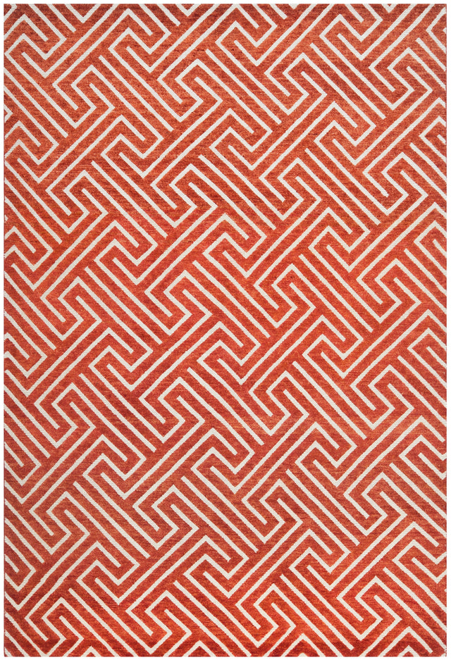 Safavieh Santa Fe Stf535D Rust/Silver Rugs.