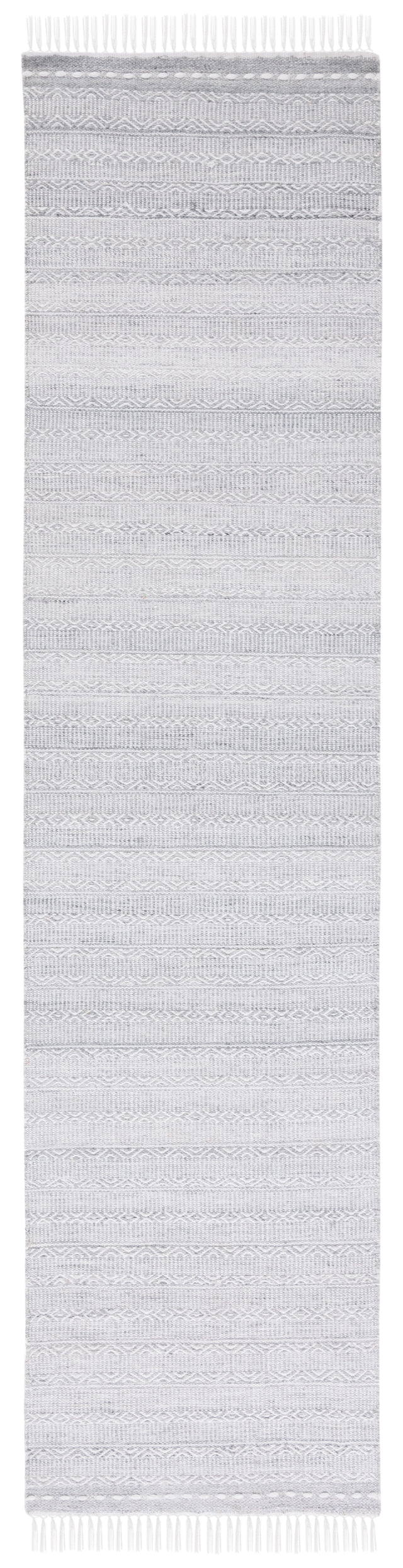 Safavieh Striped Kilim Stk104F Grey/Ivory Rug.