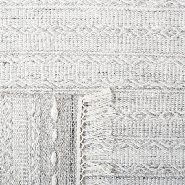 Safavieh Striped Kilim Stk104F Grey/Ivory Rug.