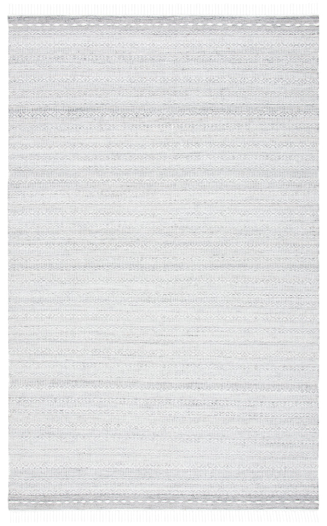 Safavieh Striped Kilim Stk104F Grey/Ivory Rug.