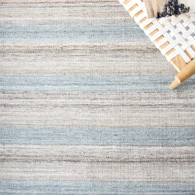 Safavieh Striped Kilim Stk107F Grey/Beige Rug.