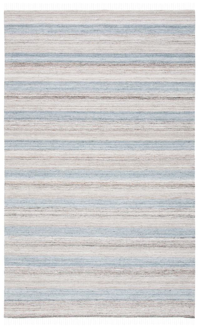 Safavieh Striped Kilim Stk107F Grey/Beige Rug.