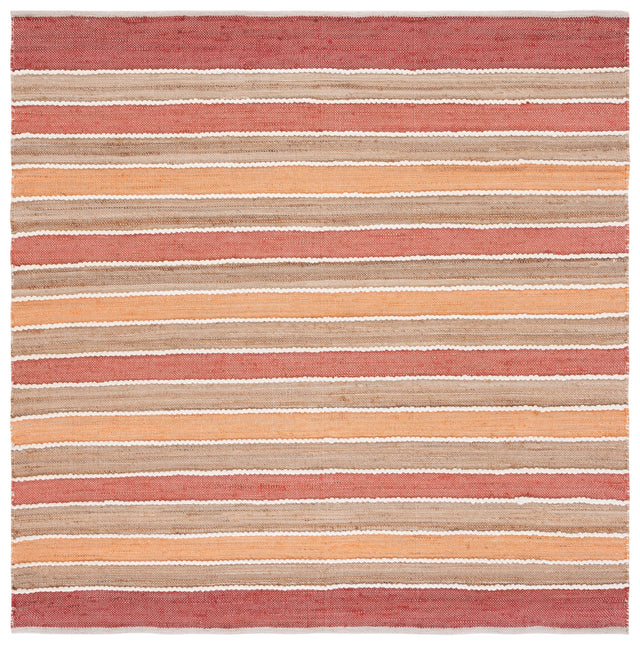 Safavieh Striped Kilim Stk316P Rust/Red Rug.