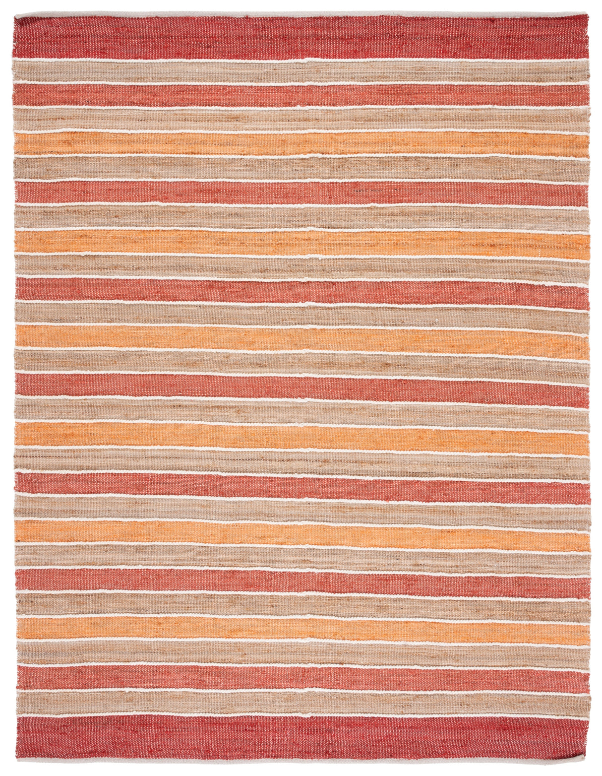 Safavieh Striped Kilim Stk316P Rust/Red Rug.